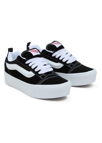 Sneaker Vans "Knu Stack", Herren, Gr. 40, 6bt, schwarz, true wei&szlig;, Leder, Schuhe Sneaker, unisex