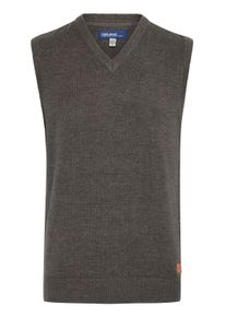 V-Ausschnitt-Pullover Blend "V-Ausschnitt-Pullover BHLarsson", Herren, Gr. L, grau (pewter mix), Obermaterial: 50% Baumwolle CO. 50% Polyester PES., Pullover V-Ausschnitt-Pullover