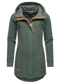 Kapuzensweatjacke Ragwear "Fleecejacke Letti Fleece", Damen, Gr. M, gr&uuml;n (pine gr&uuml;n), Obermaterial: 100% Polyester PES., Sweatjacken Kapuzensweatjacke