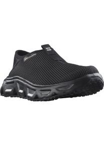 Hausschuh Salomon "REELAX MOC 6.0", Damen, Gr. 42,5, schwarz, Textil, Schuhe Hausschuh, Erholungsschuh, Trekkingsandale, Slipper, Mule