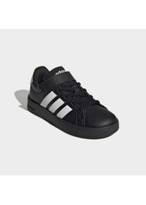 Sneaker adidas Sportswear "GRAND COURT 3.0 SCHUHE F&Uuml;R KINDER", M&auml;dchen, Gr. 33, cloud wei&szlig;, core schwarz, core schwarz, Synthetik, Textil, Schuhe Sneaker, mit Klettverschluss, f&uuml;r Kinder