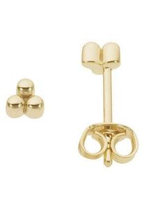 Paar Ohrstecker Firetti "Schmuck Geschenk Gold 333 Ohrschmuck Kugeln Dreieck", gold (gelbgoldfarben), Ohrringe, Damen, Gelbgold 333, Paar Ohrstecker