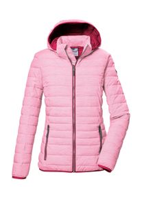 G.I.G.A. by Killtec Steppjacke "GS 63 WMN QLTD JCKT_Uyaka", Damen, Gr. 44, pink, Obermaterial: 100% Polyester;Futter: 100% Polyester;F&uuml;llung: 100% Polyester, G.I.G.A. DX BY KILLTEC, Jacken Steppjacke, Steppjacke: wasser- und windabweisend, atmungsaktiv, abzippbare Kapuze