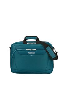 Reisetasche American Tourister "SUMMERRIDE 3-Way Bordtasche", Damen, Gr. B/H/T: 40cm x 30cm x 20cm, totally teal, Polyester, Taschen Reisetasche, Handgep&auml;ck Reisegep&auml;ck Trolley-Aufsteck-System Underseater