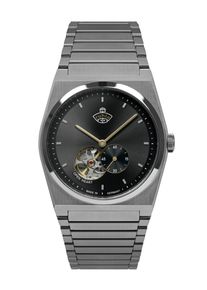 Automatikuhr RUHLA "Space Control Automatik", silber (silberfarben), Armbanduhren, Herren, Automatikuhr, Armbanduhr, Herrenuhr, Mechanische Uhr, Saphirglas, Made in Germany