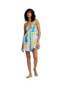 Jumpsuit Billabong "So Groovy", Damen, Gr. M, US-Gr&ouml;&szlig;en, blau multi, Obermaterial: 85% Walkfrottier, 15% Leinen;, Overalls Jumpsuit