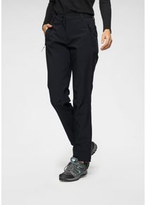 Softshellhose Icepeak "ATHENS", Damen, Gr. 42, N-Gr, schwarz, Softshell, Obermaterial: 92% Polyester, 8% Elasthan, Hosen Softshellhose, mit Rei&szlig;verschlusstaschen, atmungsaktiv, schnell trocknend