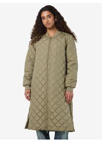 Steppmantel Noisy may "NMGILLY QUILTED COAT FWD NOOS", Damen, Gr. XL (42), mermaid, Steppware, Obermaterial: 100% Polyester, unifarben, knieumspielend, Rippb&uuml;ndchen, M&auml;ntel Steppmantel