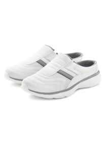 Sabot Vivance "Slip-On-Sneaker, Sneaker, Freizeitschuh, Halbschuh", Damen, Gr. 43, wei&szlig; (wei&szlig;, hellgrau), Obermaterial: 100% Textilmaterial. Decksohle: 100% Textilmaterial. Futter: 100% Textilmaterial. Laufsohle: 100% Synthetik, Mesh, Basic, Schuhe Sabot, zum Reinschl&uuml;pfen Unisex VEGAN