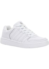 Sneaker K-Swiss "Court Palisades", Damen, Gr. 40, wei&szlig;, Leder, Synthetik, Schuhe Sneaker