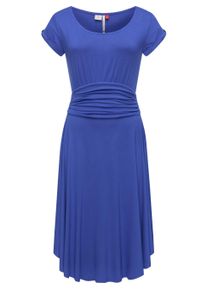 Sommerkleid Ragwear "Sommerkleid Yvone Solid", Damen, Gr. M, N-Gr, blau (web blau), Obermaterial: 95% Viskose CV. 5% Elasthan EL., Kleider Sommerkleid