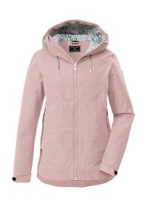 Funktionsjacke Killtec "KOS 62 WMN JCKT", Damen, Gr. 46, dunkelros&eacute;, Obermaterial: 100% Polyester;Futter: 100% Polyester, Jacken Funktionsjacke, Leichte, wasserdichte Damenjacke mit verstellbarer Kapuze
