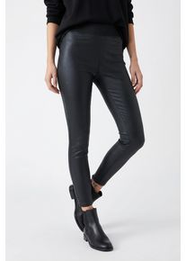 Jeggings Freequent "FQSHANTAL", Damen, Gr. XXL (44), N-Gr, blau (salute), Web, Obermaterial: 76% Viskose, 21% Polyamid, 3% Elasthan, unifarben, slim fit lang, Hosen Jeggings, mit breitem Stretchbund