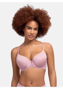 B&uuml;gel-BH Dorina "Adele", Damen, Gr. 85, Cup D, pink, Obermaterial: 58% Polyamid, 25% Polyester, 17% Elasthan, unifarben, bequem, BHs B&uuml;gel-BH, mit vorgeformten K&ouml;rbchen