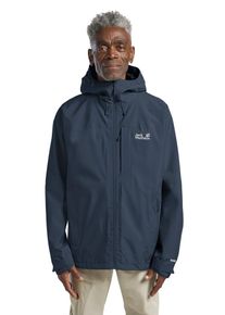 Funktionsjacke Jack Wolfskin "TEMPEST 2L JKT M", Herren, Gr. L (52), blau (midnightsky), Obermaterial: 100% Polyester. Futter: 100% Polyester, Jacken Funktionsjacke