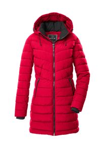 G.I.G.A. by Killtec Steppmantel "GW 74 WMN QLTD PRK", Damen, Gr. 42, rot (dunkelrot), Obermaterial: 100% Polyester;Futter: 100% Polyester;F&uuml;llung: 100% Polyester, G.I.G.A. DX BY KILLTEC, M&auml;ntel Steppmantel, Wasserabweisender, winddichter Steppparka mit abnehmbarer Kapuze
