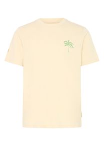 Rundhalsshirt Blend "Rundhalsshirt BHSun", Damen, Gr. XL, beige (bleachsand), Obermaterial: 100% Baumwolle CO., Shirts Rundhalsshirt