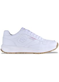 Sneaker Lotto, Damen, Gr. 36, wei&szlig;, Synthetik, Schuhe Sneaker, - mit Flexkerben f&uuml;r einen nat&uuml;rlichen Bewegungsablauf
