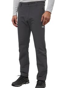 Outdoorhose Jack Wolfskin "ACTIVATE THERMIC PANTS M", Herren, Gr. 54, Normalgr&ouml;&szlig;en, phantom, Obermaterial: 52% Polyamid, 36% Polyester, 12% sonstige Fasern. Futter: 100% Polyester, Hosen Outdoorhose