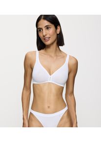 B&uuml;gelloser BH Triumph "Eileen N", Damen, Gr. 90, Cup A, wei&szlig;, Jersey, Obermaterial: 82% Baumwolle, 18% Elasthan, unifarben, Basic, BHs B&uuml;gelloser BH, mit nahtlos vorgeformten Cups