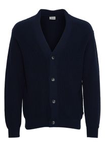 !Solid Cardigan SOLID "Cardigan SDGore", Herren, Gr. M, blau (insignia blau), Obermaterial: 100% Baumwolle CO recyc.., Strickjacken Cardigan
