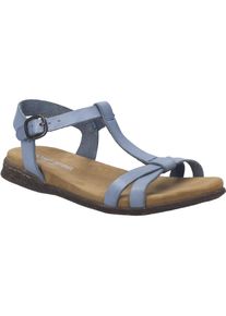 Sandale Josef Seibel "Fabricia 01, slate blue", Damen, Gr. 45, blau (slate blau), Obermaterial: 100% Rindsleder Leather cow., Schuhe Sandale
