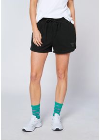 Shorts Chiemsee, Damen, Gr. L (40), Normalgr&ouml;&szlig;en, schwarz, 80% Baumwolle, 20% Polyester, Hosen Shorts