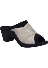 Clog Josef Seibel "St.Tropez 68, beige-kombi", Damen, Gr. 39, beige (beige, kombi), Obermaterial: 80% Rindsleder Leather cow. 20% Textilmaterial TEXMAT., Schuhe Clog