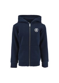 Kapuzensweatjacke Converse "CNVB FLEECE CTP CHEST CORE FZ", Jungen, Gr. 110 (5), obsidian, Obermaterial: 60% Baumwolle, 40% Polyester, normal, Rundhals, Sweatjacken Kapuzensweatjacke, mit Kapuze, mit Rei&szlig;verschluss, sportlicher Stil, f&uuml;r Kinder