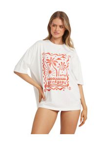 Oversize-Shirt Billabong, Damen, Gr. M, wei&szlig;, Obermaterial:100% Walkfrottier;, Shirts Oversize-Shirt