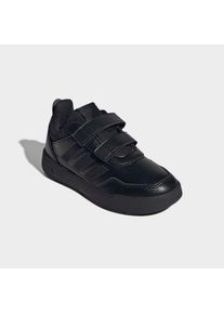 Sneaker adidas Sportswear "TENSAUR SPORT 3.0 CF K", M&auml;dchen, Gr. 35, core schwarz, core schwarz, core schwarz, Synthetik, Textil, Schuhe Sneaker, mit Klettverschluss, f&uuml;r Kinder & Jugendliche