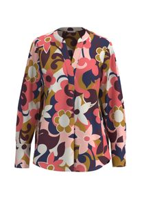 Klassische Bluse Seidensticker "Schwarze Rose", Damen, Gr. XL42, pink, 100% Baumwolle, gebl&uuml;mt, gemustert, regular fit, ohne Ausschnitt, Blusen Klassische Bluse, Tunika Floral