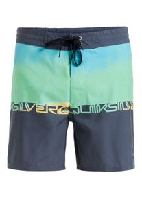 Boardshorts Quiksilver "Everyday 16", Herren, Gr. 34L, gr&uuml;n (summer gr&uuml;n wordblock), Obermaterial: 100% Microfaser;, Hosen Boardshorts