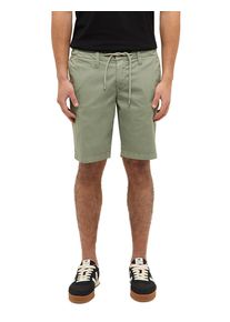 Shorts Mustang "Herren Style Portland Shorts", Damen, Gr. 29, 6332 gr&uuml;n, Web, 98% Baumwolle, 2% Elasthan, unifarben, slim fit, Hosen Shorts