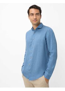 Brax Herren Hemd Style HAROLD heaven, Blau, Gr. M