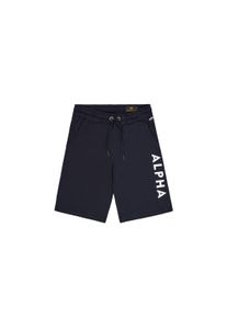 Shorts Alpha Industries "Alpha Jersey Short", Herren, Gr. M, Normalgr&ouml;&szlig;en, blau (rep.blau), Obermaterial: 100% Baumwolle, Hosen Shorts