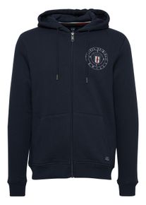 Kapuzensweatjacke FQ1924 "Kapuzensweatjacke FQBirger", Herren, Gr. M, blau (salute), Obermaterial: 80% Baumwolle CO. 20% Polyester PES., Sweatjacken Kapuzensweatjacke