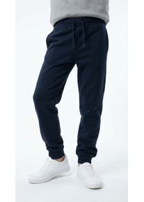 Sweatpants name it "NKMVIAN NREG SWE PANT UNB NOOS", Jungen, Gr. 110, N-Gr, blau (schwarz sapphire), Web, Obermaterial: 100% Baumwolle, unifarben, normal kn&ouml;chellang, Hosen Sweatpants