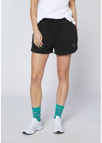 Shorts Chiemsee, Damen, Gr. M (38), Normalgr&ouml;&szlig;en, schwarz, 80% Baumwolle, 20% Polyester, Hosen Shorts