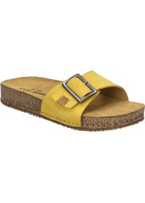 Sandale Josef Seibel "Hannah 06, gelb", Damen, Gr. 40, gelb, Obermaterial: 100% Rindsleder Leather cow., Schuhe Sandale