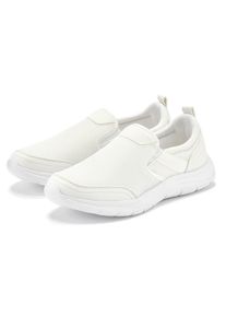 Sneaker AUTHENTIC LE JOGGER "Slipper, Halbschuhe, Freizeitschuhe, Turnschuh, Slip-On-Sneaker", Herren, Gr. 44, wei&szlig;, Obermaterial: 100% Textilmaterial. Decksohle: 100% Textilmaterial. Futter: 100% Textilmaterial. Laufsohle: 100% Synthetik, unifarben, Basic, Schuhe Sneaker, zum Reinschl&uuml;pfen Unisex VEGAN, Topseller