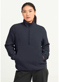Stehkragenpullover Jack Wolfskin "LITE CURL HZ W", Damen, Gr. S (36), schwarznavy, Obermaterial: 100% POLYESTER. Futter: 100% POLYESTER, Pullover Stehkragenpullover
