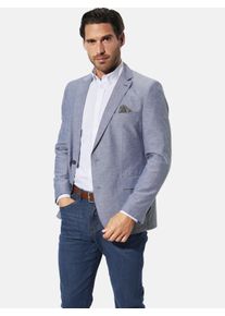 Sakko Babista "Sakko RANDAR", Herren, Gr. 60, blau, Obermaterial: 38% Baumwolle CO. 34% Polyester COOLMAX PES(Coolmax). 18% Viskose CV. 10% Leinen LI., Sakkos Sakko