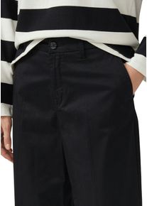 Stoffhose s.Oliver, Herren, Gr. 38, N-Gr, schwarz, Web, Obermaterial: 98% Baumwolle, 2% Elasthan, unifarben, normal lang, Hosen Stoffhose, mit weitem Bein und Bundfalte