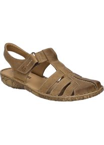 Sandale Josef Seibel "Rosalie 48, camel", Damen, Gr. 38, braun (camel), Obermaterial: 100% Rindsleder Leather cow., Schuhe Sandale