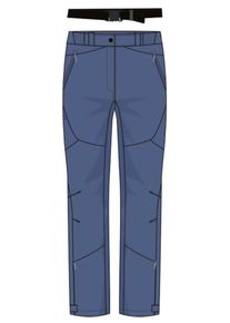 Outdoorhose LPO "Trekkinghose Gwen WMN", Herren, Gr. 24, Normalgr&ouml;&szlig;en, coastal blau, 92% Polyamid; 8% Elasthan, regular fit, Hosen Outdoorhose, mit G&uuml;rtel
