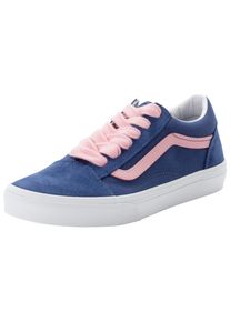 Sneaker Vans "Old Skool", M&auml;dchen, Gr. 35, pop lace blau, pink, Leder, Schuhe Sneaker, f&uuml;r Kinder und Jugendliche