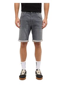 Slim-fit-Jeans Mustang "Herren Style Chicago Shorts Z", Damen, Gr. 31, 4136 schwarz, Denim/Jeans, 90% Baumwolle, 8% Polyester, 2% Elasthan, unifarben, slim fit, Jeans Slim-fit-Jeans