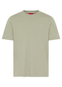 T-Shirt Hugo "Dero", Damen, Gr. M, light, pastel gr&uuml;n337, Single Jersey, Obermaterial: 100% Baumwolle, unifarben, regular fit normal, Rundhals, abgesteppte Kante, Shirts T-Shirt, Rundhalsausschnitt, Regular Fit, Basic Must Have