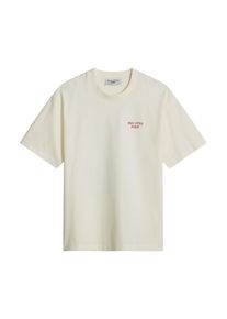 Marc O'Polo T-Shirt MARC O'POLO DENIM, Damen, Gr. XL, silky wei&szlig;, Jersey, Obermaterial: 100% Baumwolle, relaxed fit normal, Rundhals, Shirts T-Shirt, relaxed mit R&uuml;ckenprint